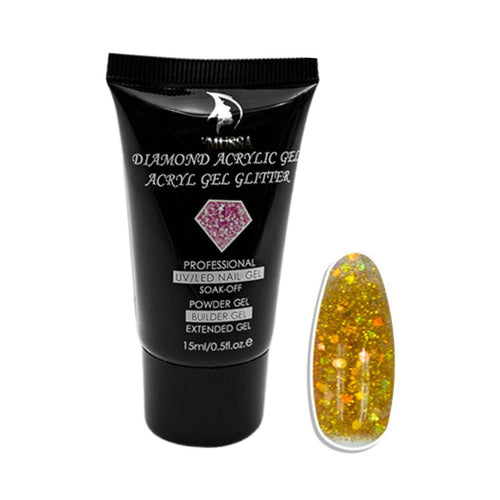 Polygel #04 Glitter Oro 15ml MUSSA