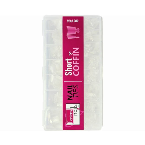 Tip Coffin Short 600 pzas Fantasy Nails