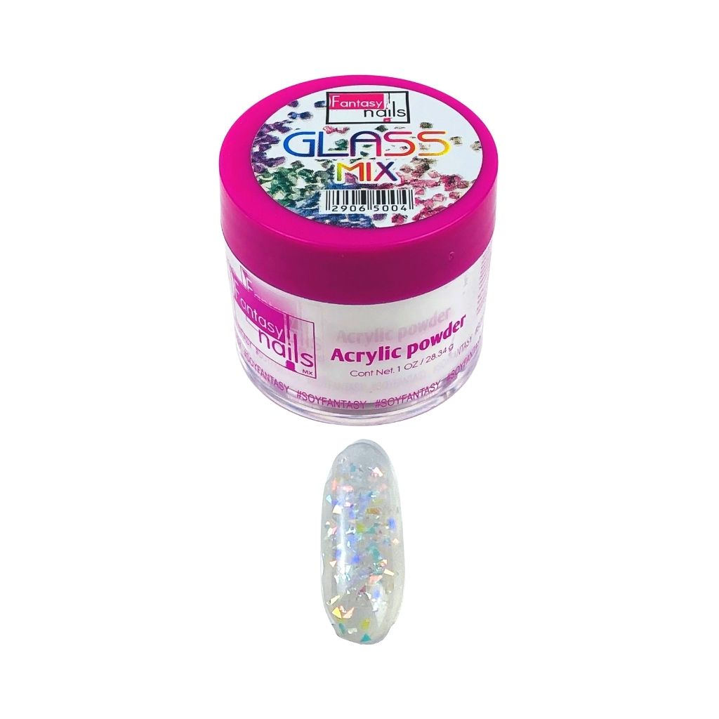 Acrílico Glass Mix 1 Oz Fantasy Nails Alejandra Nail Shop