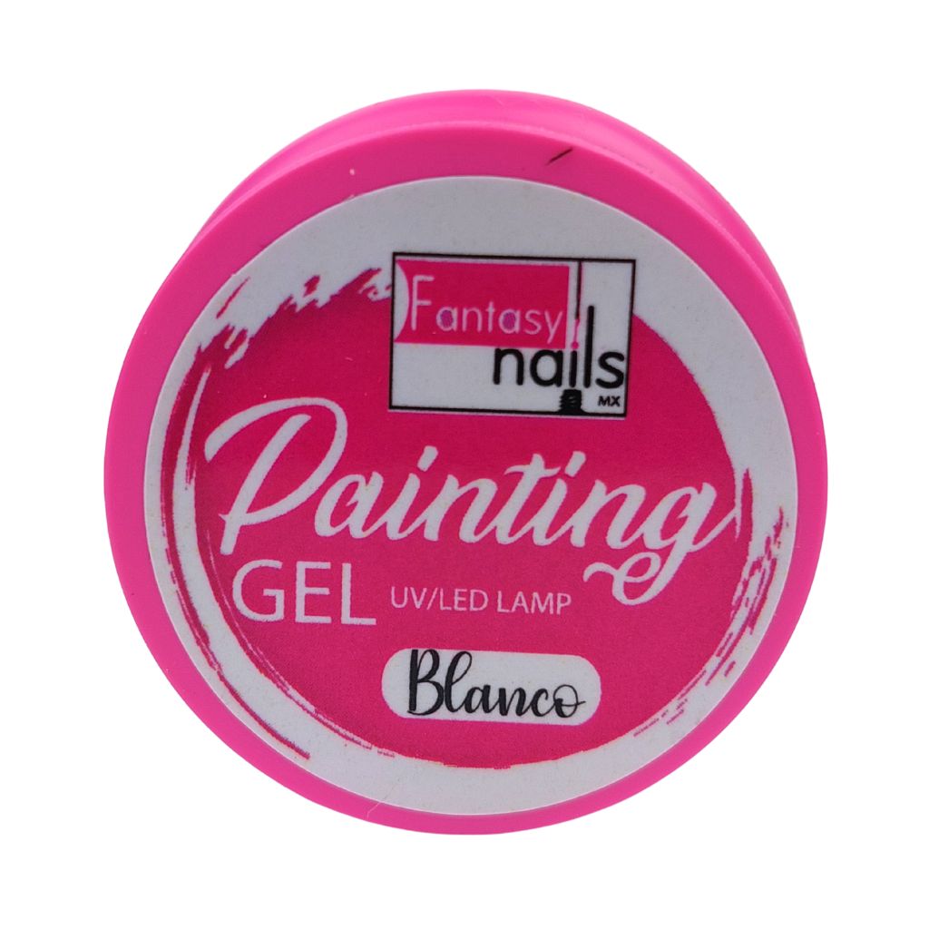 Gel Painting White Fantasy Nails Alejandra Nail Shop