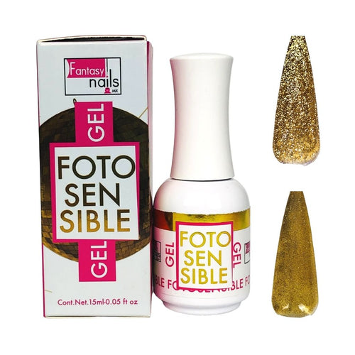 Gel Fotosensible Gold 15 ml Fantasy Nails