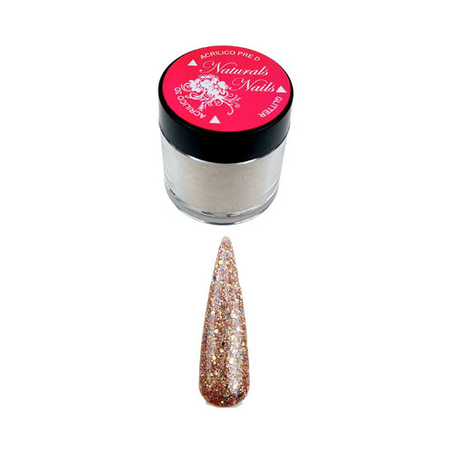 Acricolor con Glitter G 1/4 oz Naturals Nails