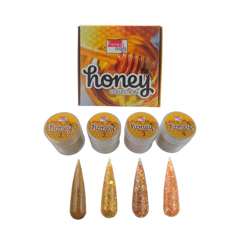 Acrílico Colección Honey 4 pzas Fantasy Nails