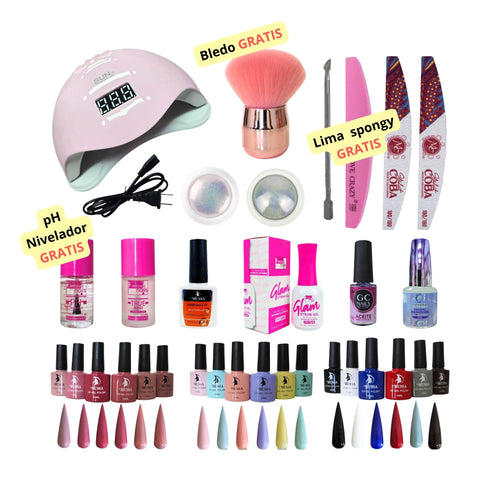 Kit de Gel para Uñas Profesional