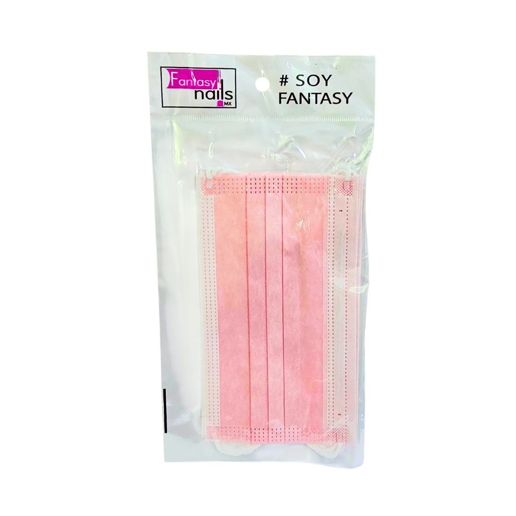 Cubre Bocas Rosa 3 pzas Fantasy Nails