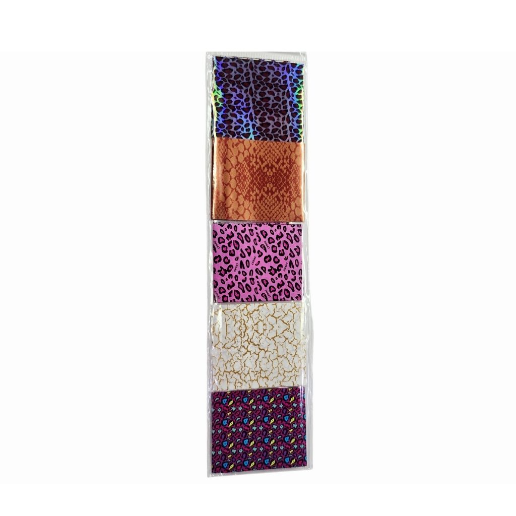 Foil Animal Print #2 5 pzas de 4x25 cm