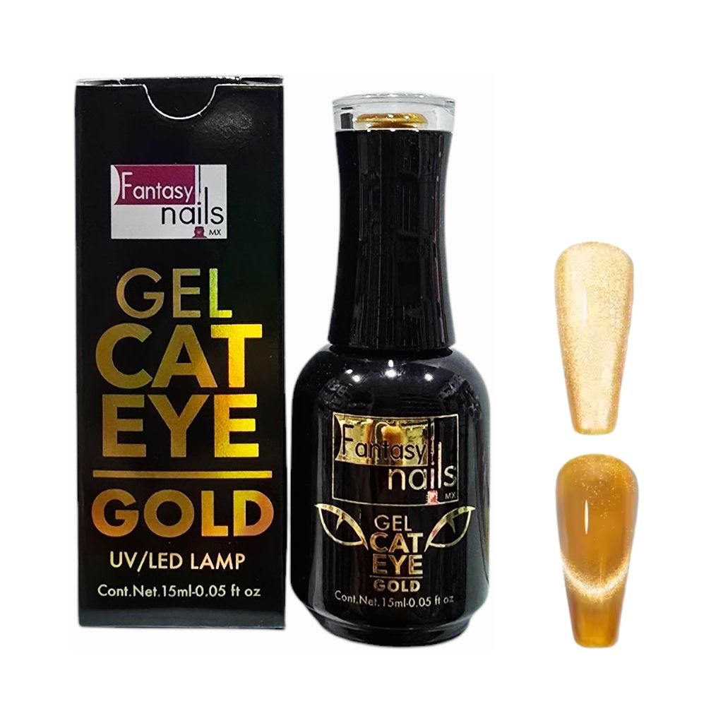 Gel Cat Eye Gold 15 ml Fantasy Nails