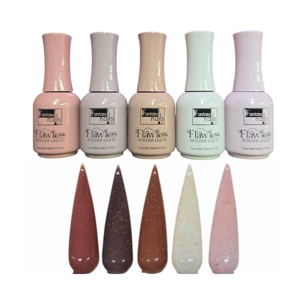 Gel Colección Builder Flawless 5 pzas Fantasy Nails