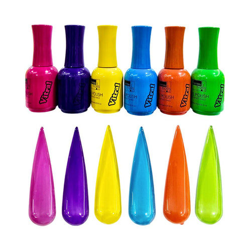 Gel Colección Gummy (Vitral) 6 pzas Fantasy Nails