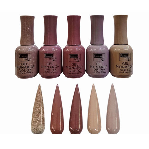 Gel Colección Monarca Vol. 2 5 pzas Fantasy Nails