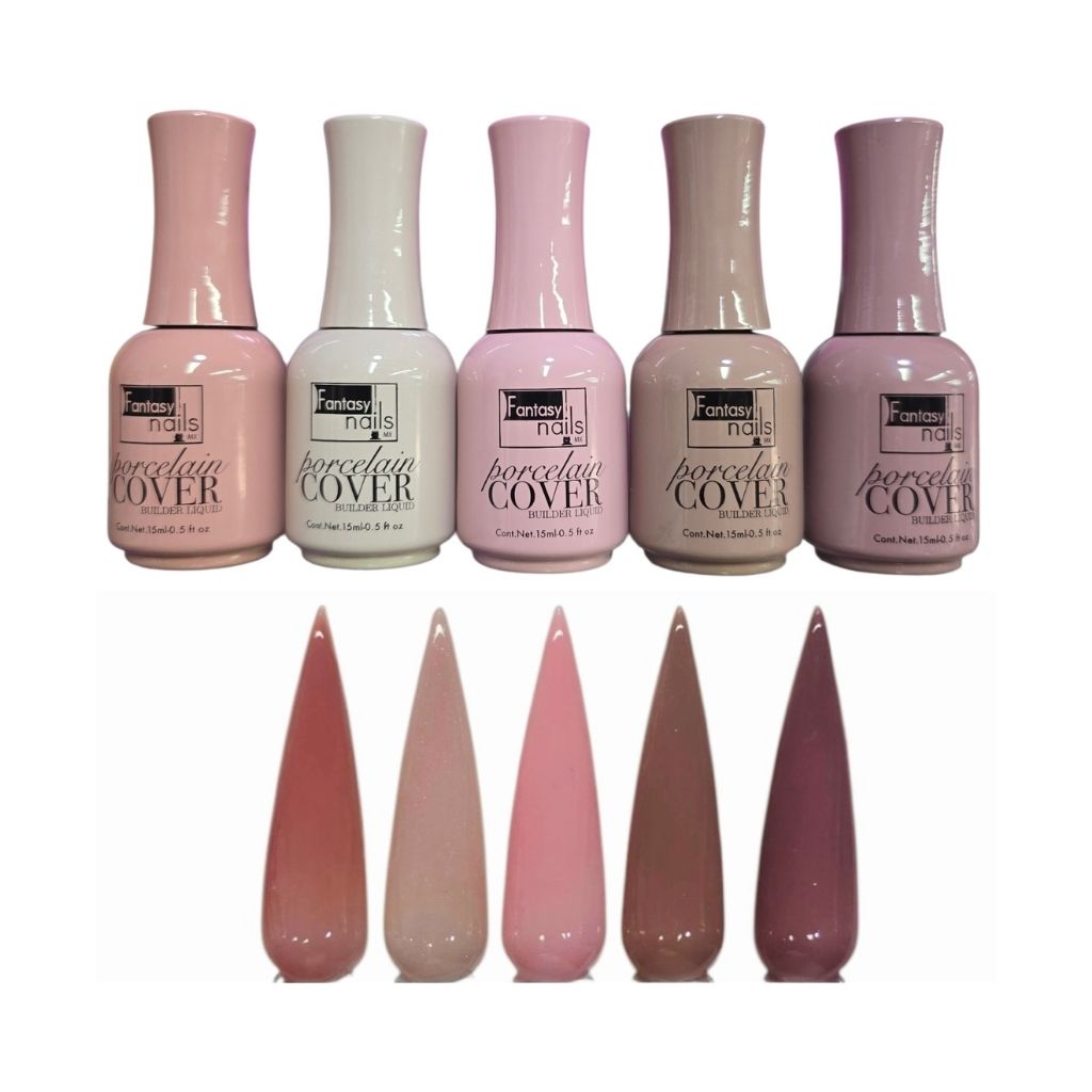 Gel Colección Builder Porcelain Cover 5 pzas Fantasy Nails