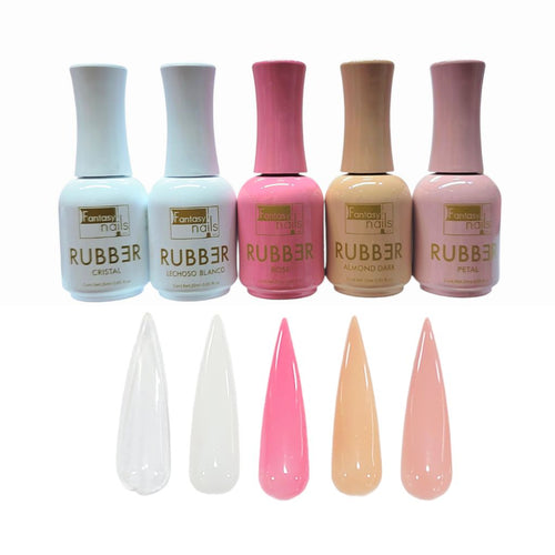 Gel Colección Rubber 5 pzas Fantasy Nails