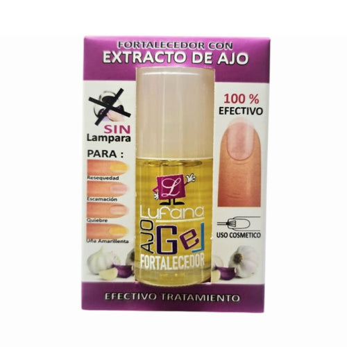 Gel Fortalecedor con Ajo sin Lampara 16 ml Lufana