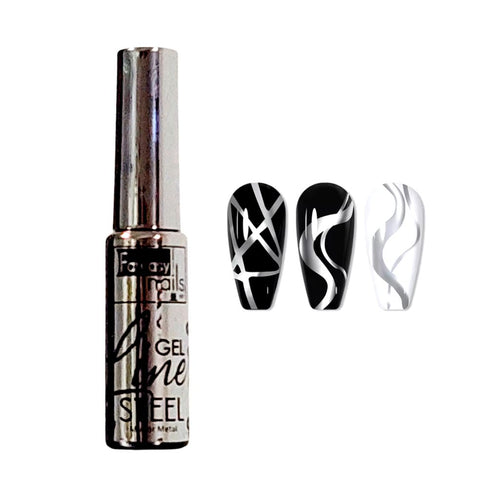 Gel Liner Metal Silver 10 ml Fantasy Nails