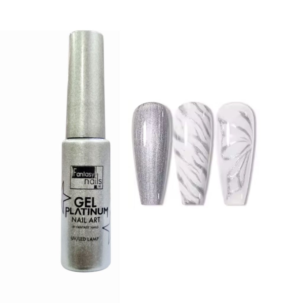Gel Liner #01 Platinium Plata Fantasy Nails
