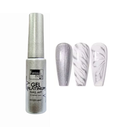 Gel Liner #01 Platinium Plata Fantasy Nails