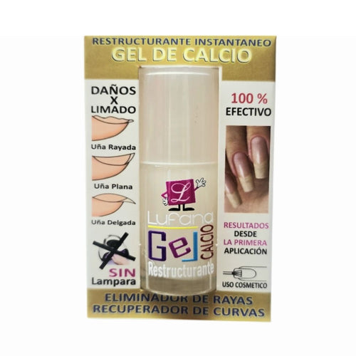 Gel Restructurante con Calcio sin Lampara 16 ml Lufana