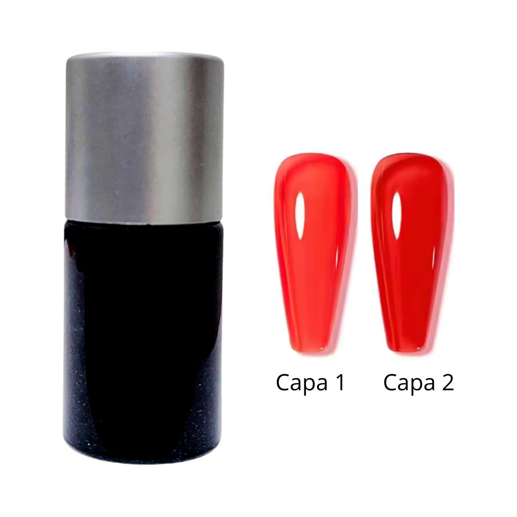 Gel Rojo Vitral (Traslúcido) 15 ml