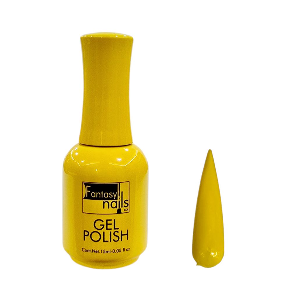 Gel #09 Amarillo Piña 15 ml Fantasy Nails