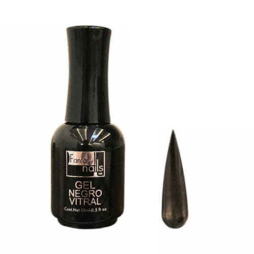 Gel #101 Negro Vitral 15 ml Fantasy Nails