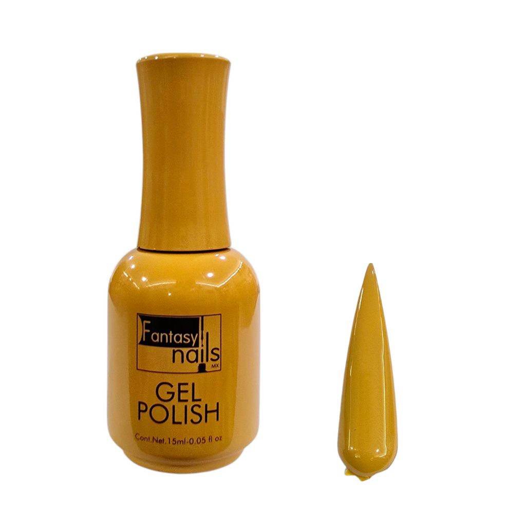 Gel #12 Amarillo Caramelo 15 ml Fantasy Nails