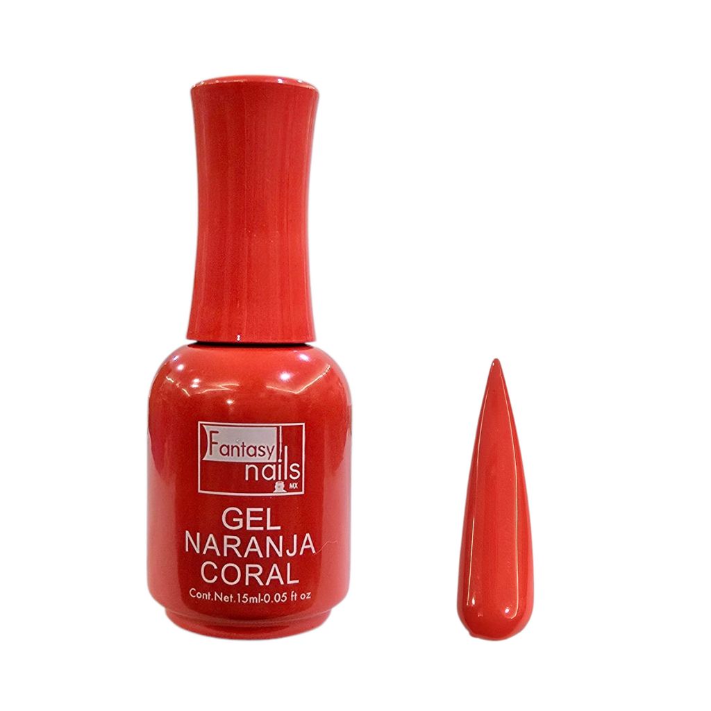 Gel #70 Naranja Coral 15 ml Fantasy Nails