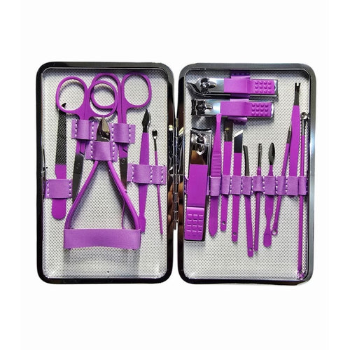 Kit Manicura y Pedicura Profesional 18 pzas