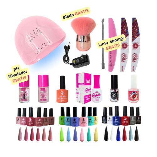 Kit de Gel para Uñas Profesional