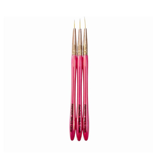 Pincel Liner 3 pzas #13, #15, #17 Fantasy Nails