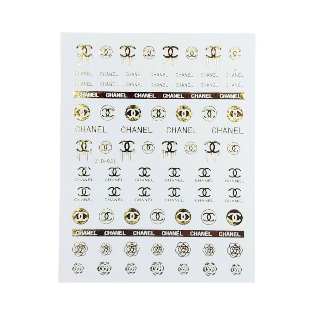 Sticker Chanel Dorado