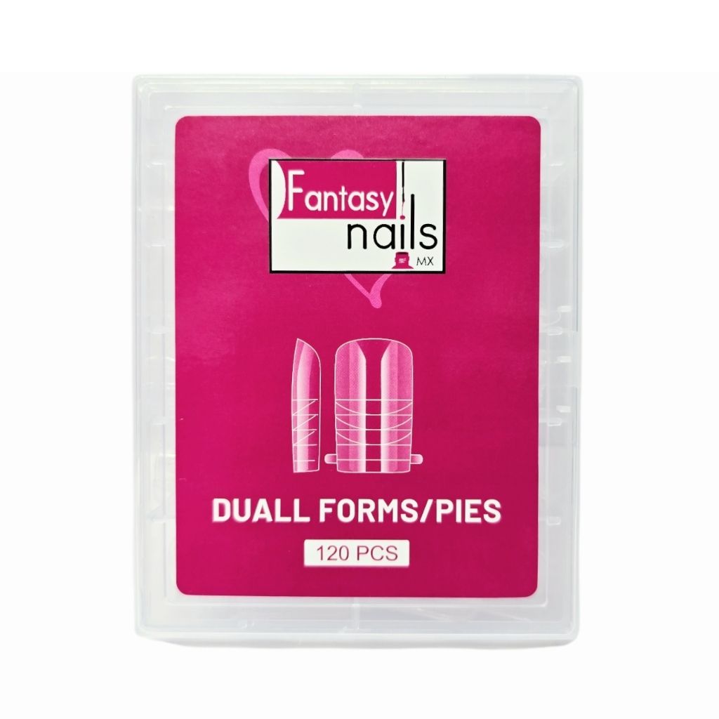 Tip Dual Forms Pies 120 pzas  Fantasy Nails