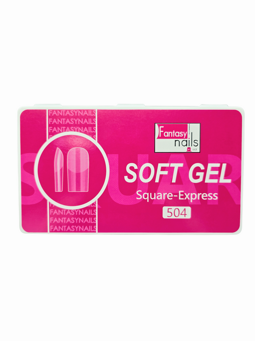 Tip Press On Square Crystal 504 pzas Fantasy Nails