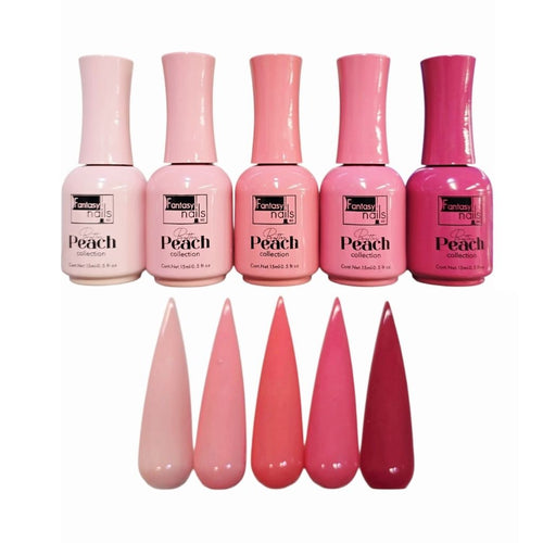 Gel Colección Butter Peach 5 pzas Fantasy Nails