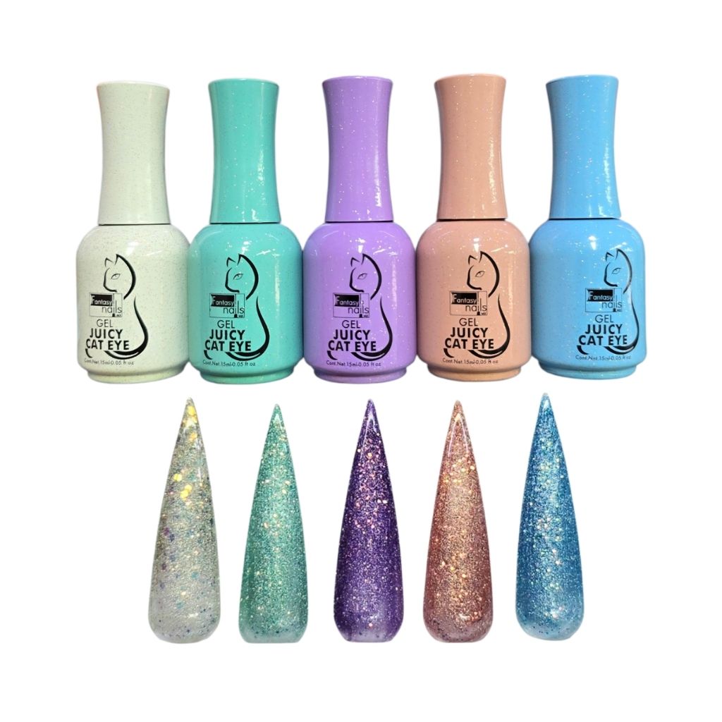 Gel Colección Cat Eye Juicy 5 pzas Fantasy Nails
