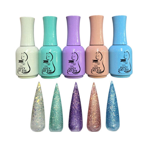 Gel Colección Cat Eye Juicy 5 pzas Fantasy Nails