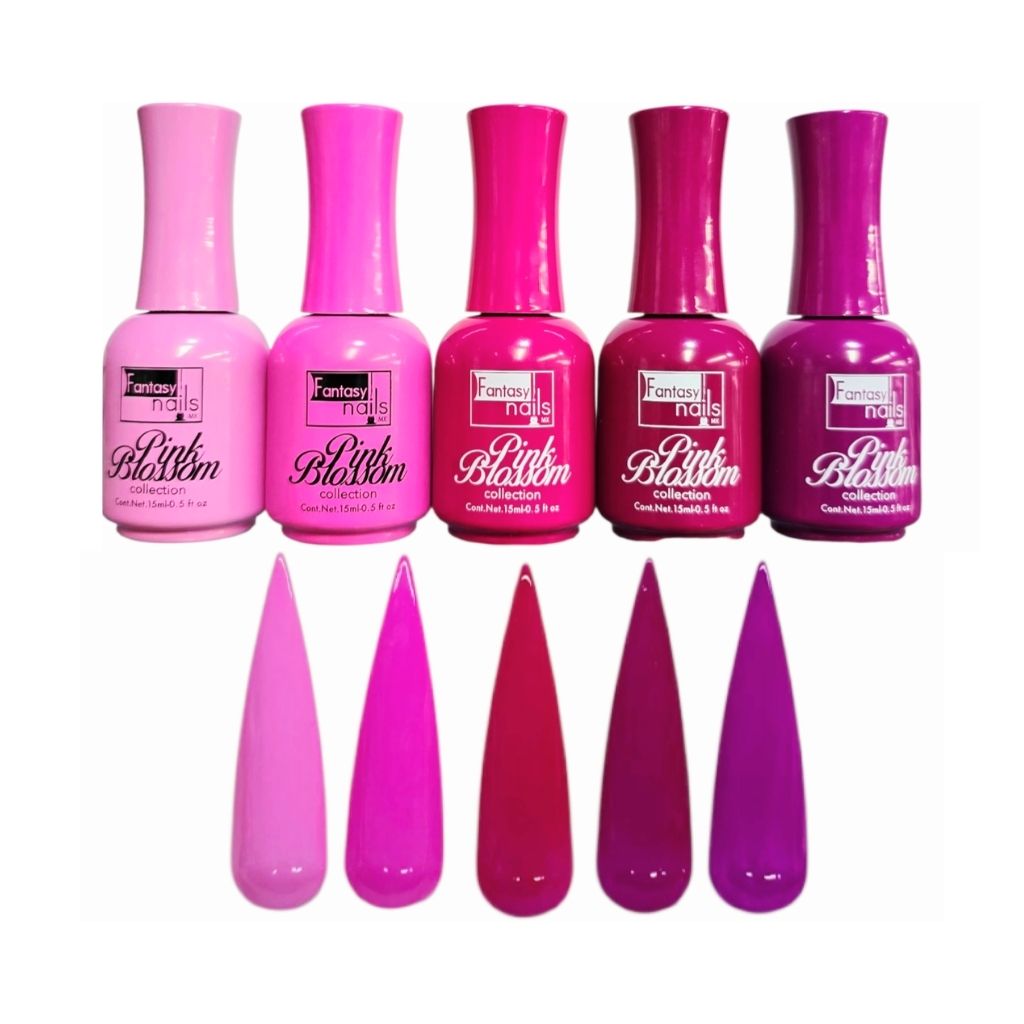 Gel Colección Pink Blossom 5 pzas Fantasy Nails