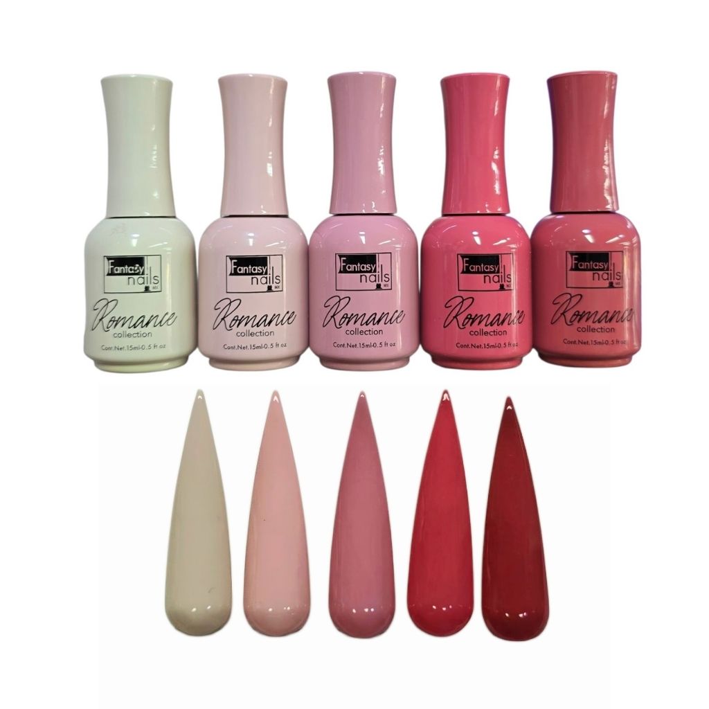 Gel Colección Romance 5 pzas Fantasy Nails