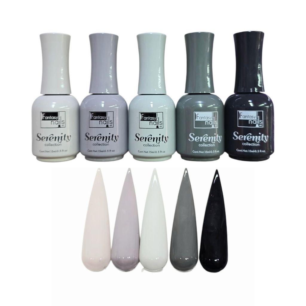Gel Colección Serenity 5 pzas Fantasy Nails