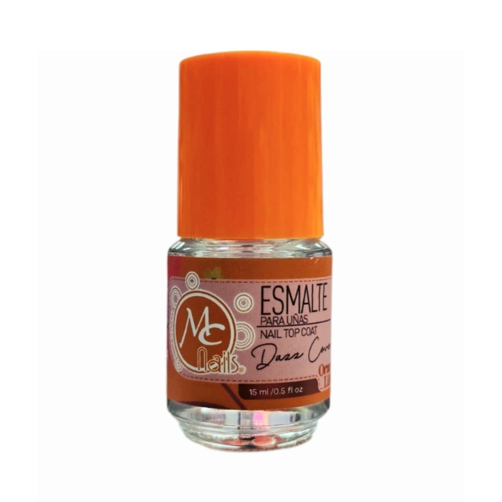 Gel Top Coat Dazz Cover  (Sin Lámpara) 15 ml MC Nails