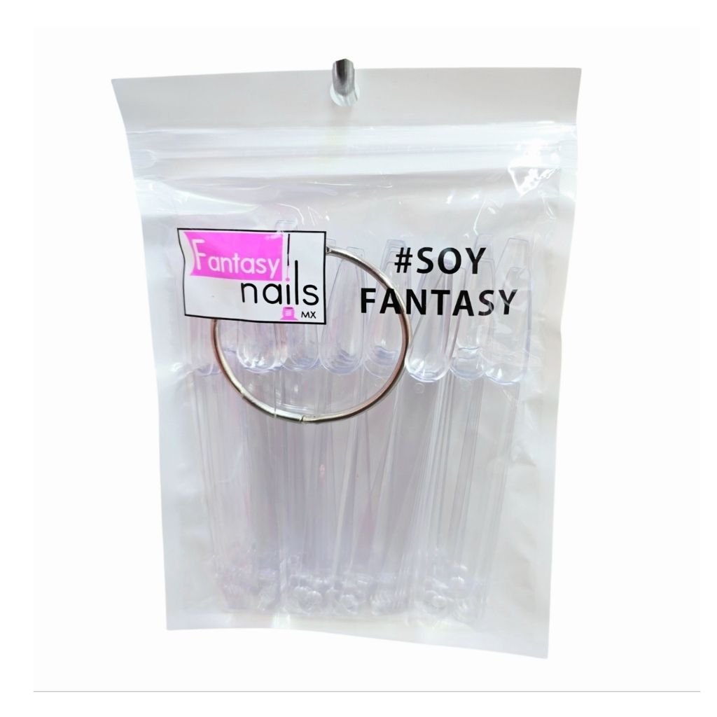 Muestrario Coffin Crystal 50 pzas Fantasy Nails