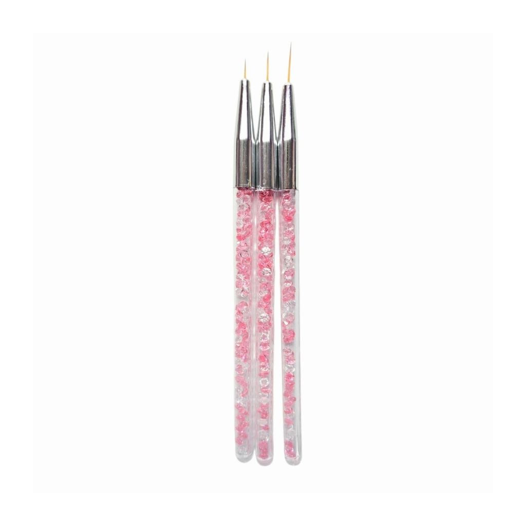 Pincel Liner Cristales 3 pzas