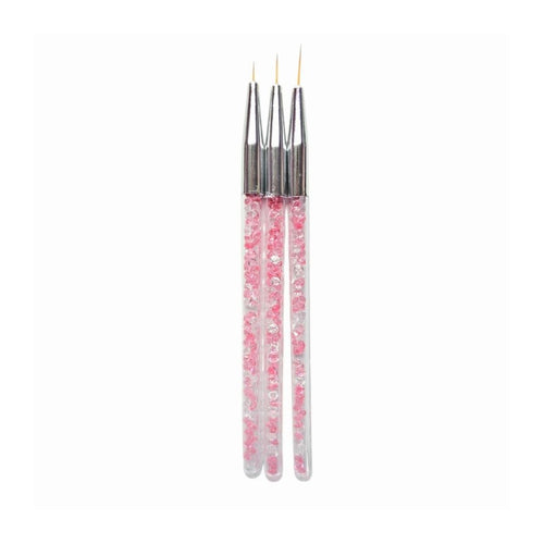 Pincel Liner Cristales 3 pzas