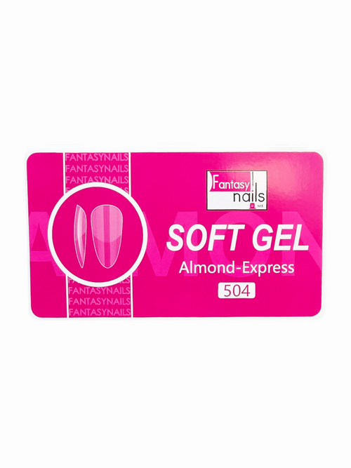 Tip Press On Almond Crystal 504 pzas Fantasy Nails