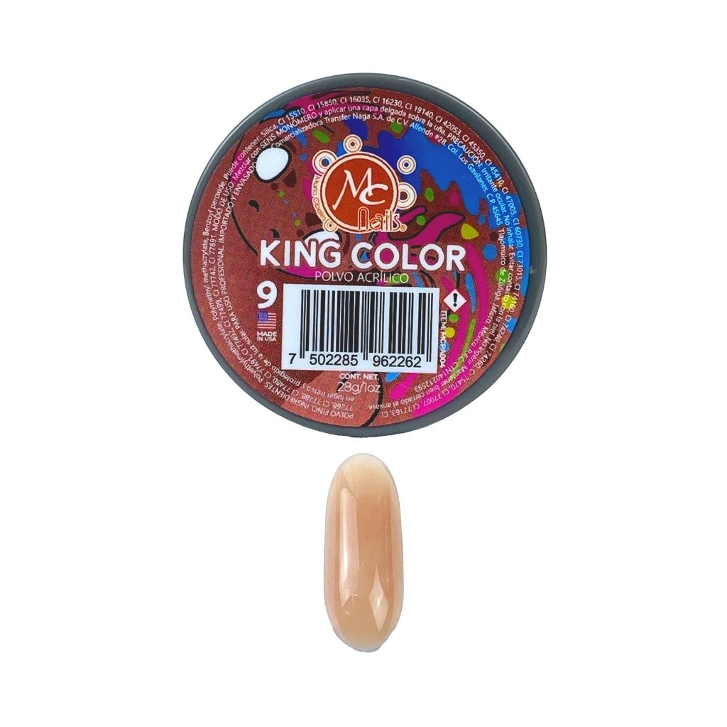 Acrílico King Color #9 1 oz MC Nails