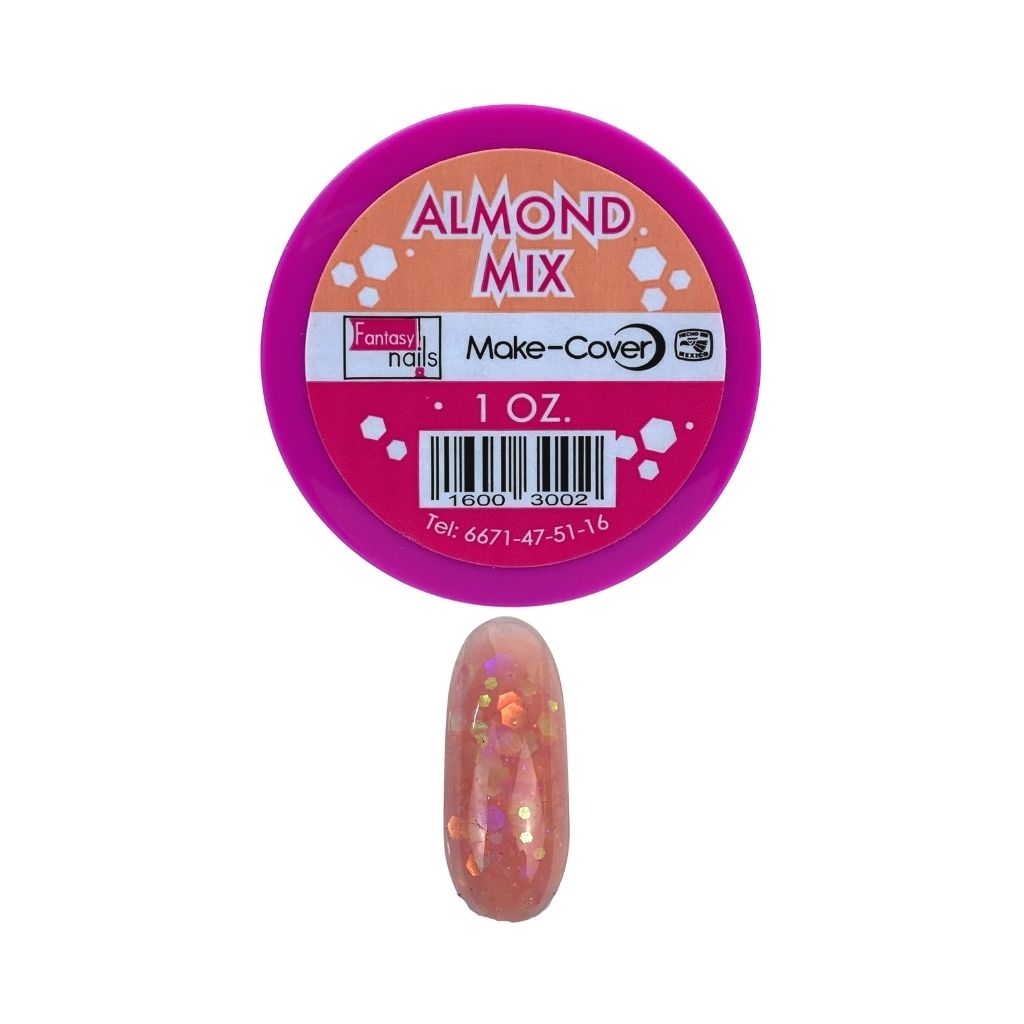 Acrílico Make Cover Almond Mix 1 oz Fantasy Nails