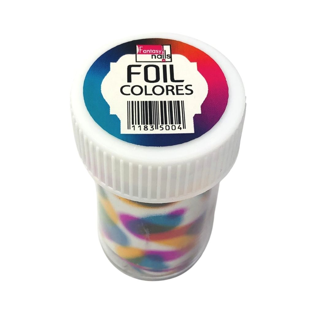 Foil Multicolor Fantasy Nails