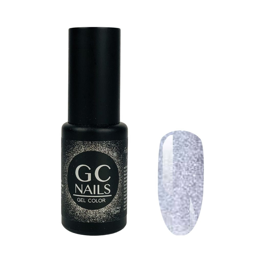 Gel Bel-Color Glitter Plata 12 ml GC Nails