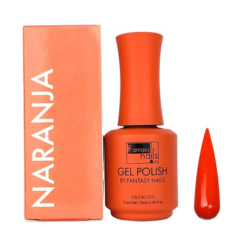 Gel Naranja 15 ml Fantasy Nails