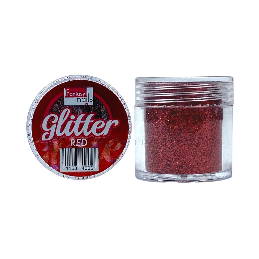 Glitter #34 Rojo Fantasy Nails