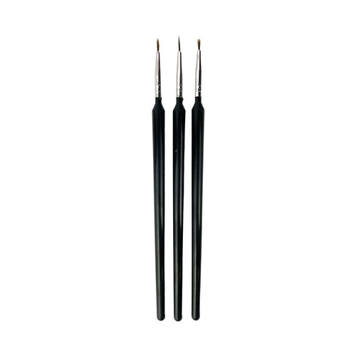 Pincel Liner Negro 3 pzas